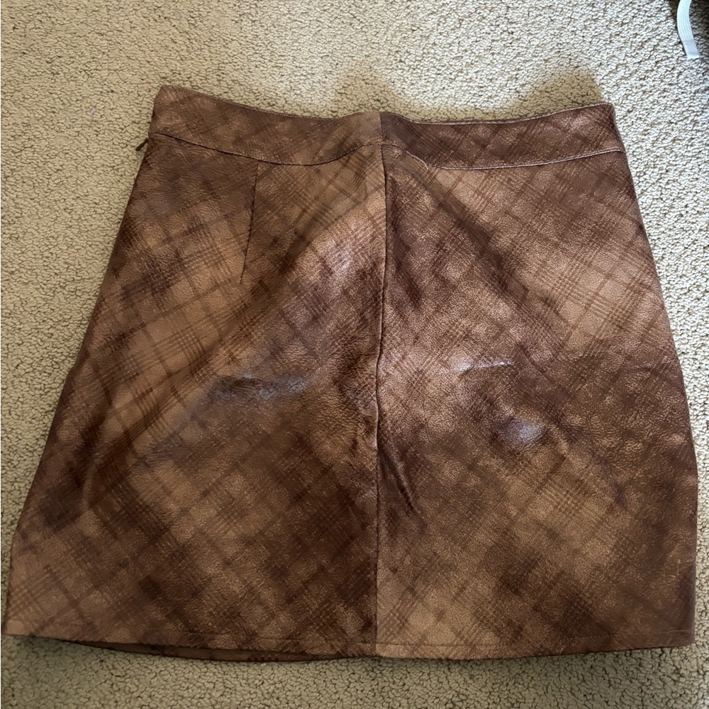 Altard state leather skirt